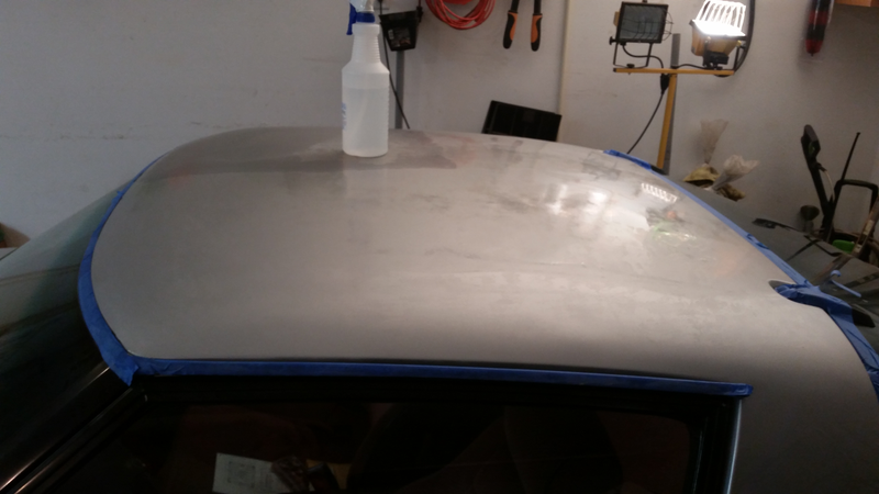 About 3/4 of the way done with the 1000grit failed material removal